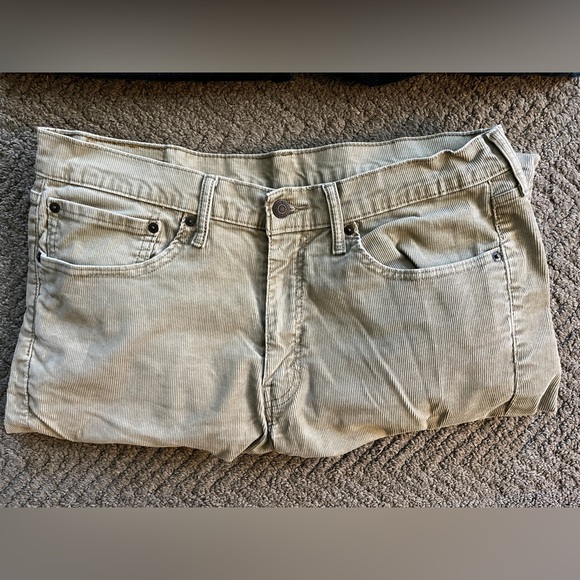 Men’s Levi’s 514 Chords Tan 35W 32L - Picture 1 of 3